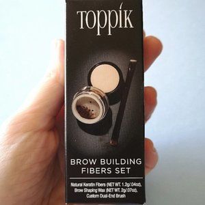 Toppik Brow Building Fibers Set / Eyebrow Filler : Medium Brown…